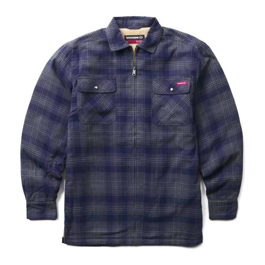 hastings sherpa gefüttert zip-shirt-jac