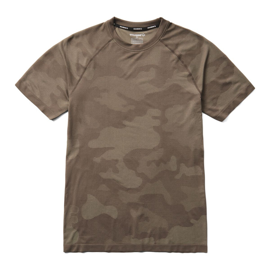 camo mesh crew neck unterhemd
