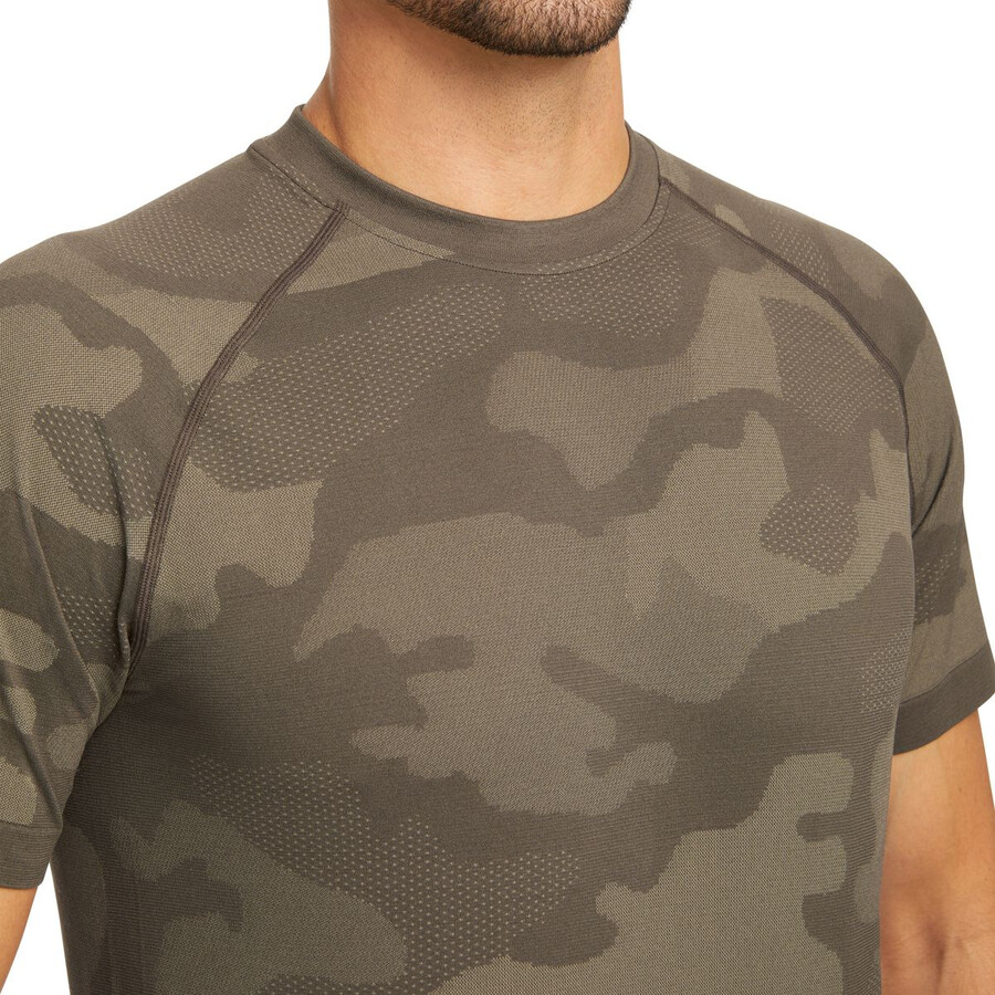 camo mesh crew neck unterhemd