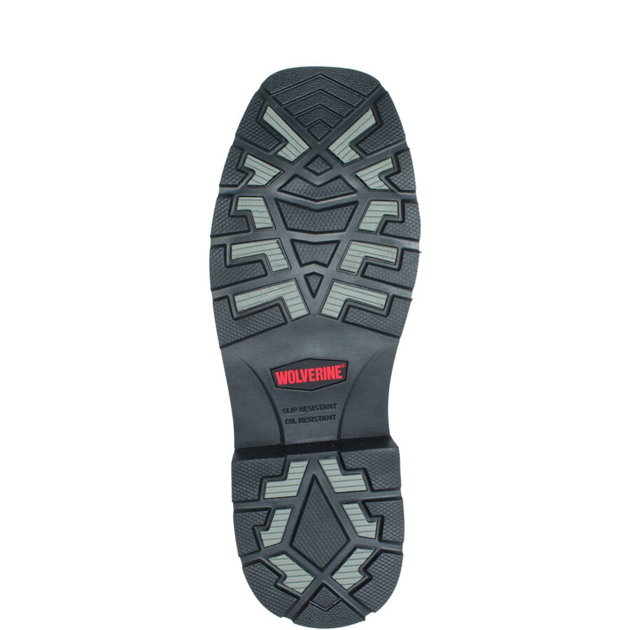 rancher square-toe steel toe wellington
