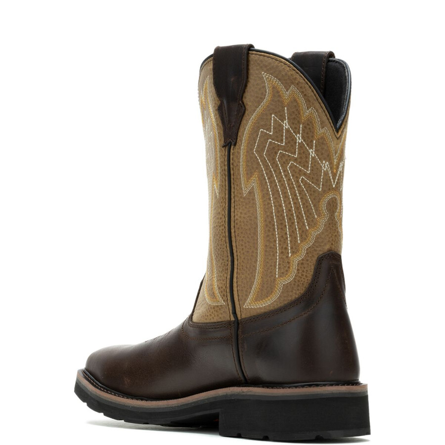 rancher eagle waterproof steel-toe wellington work boot