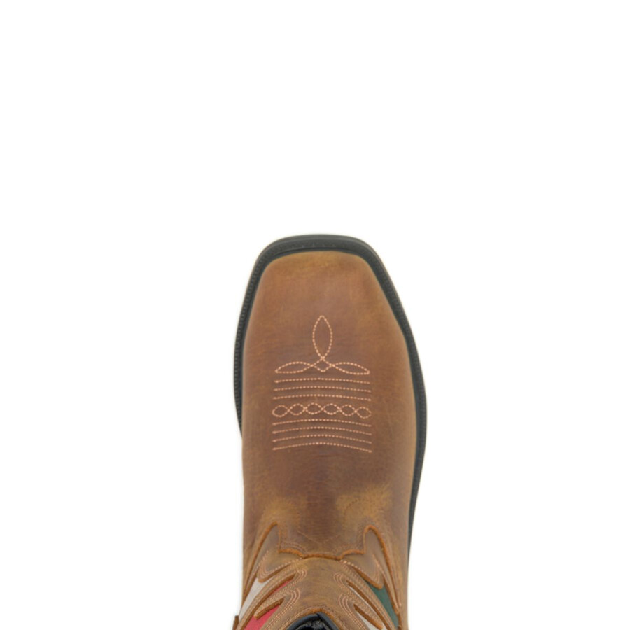rancher flag stahl zehe wellington work boot