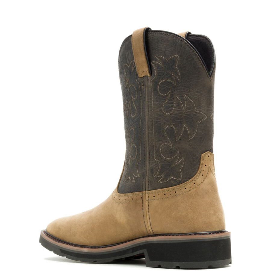 wolverine x jordan davis rancher fleur-de-lis-soft-toe waterproof wellington