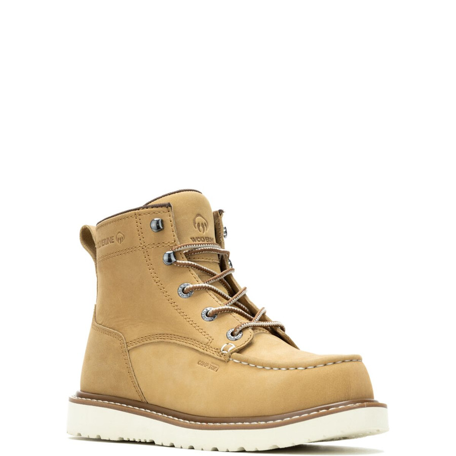 handel keil ungefüttert 6 moc-toe composite-toe-work-boot -
