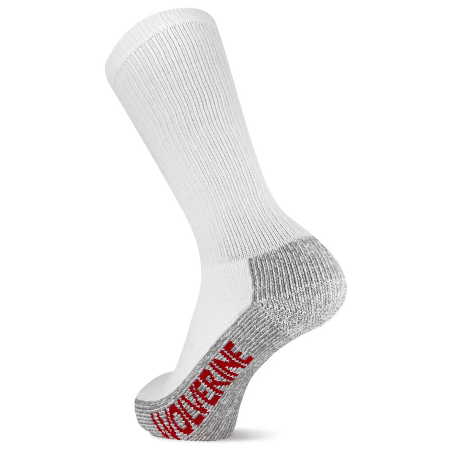 2-pk steel-toe cotton over-the-calf sock